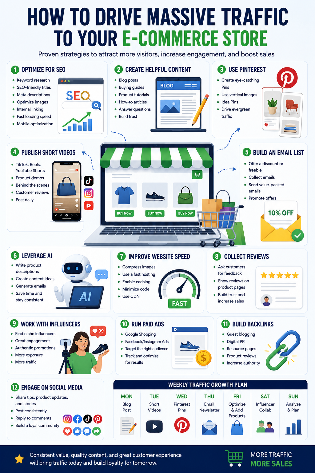 How to Drive Massive Traffic to Your E-Commerce Store in 2026 (Complete Guide)